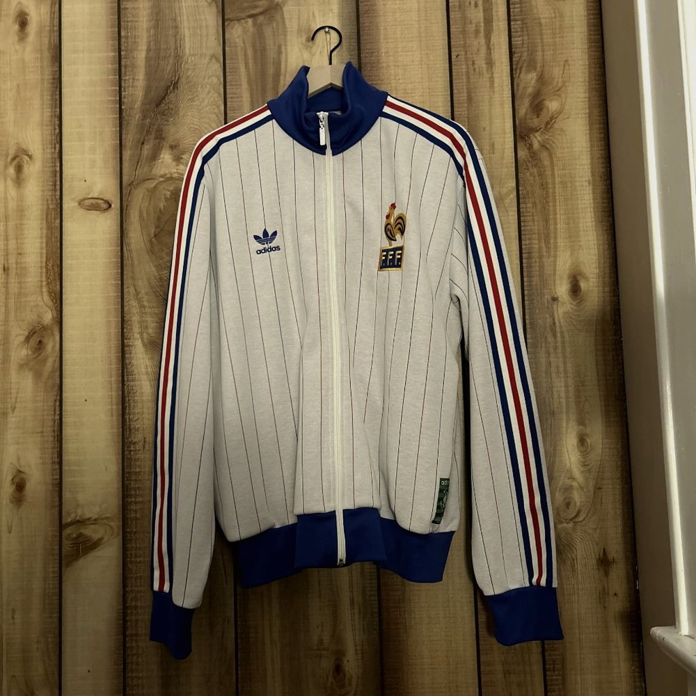 FRANCE 1982 'CARRE MAGIQUE' ADIDAS ORIGINALS TRACK TOP